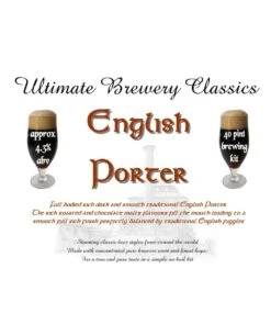 Ultimate Brewery Classics English Porter Beer Kit