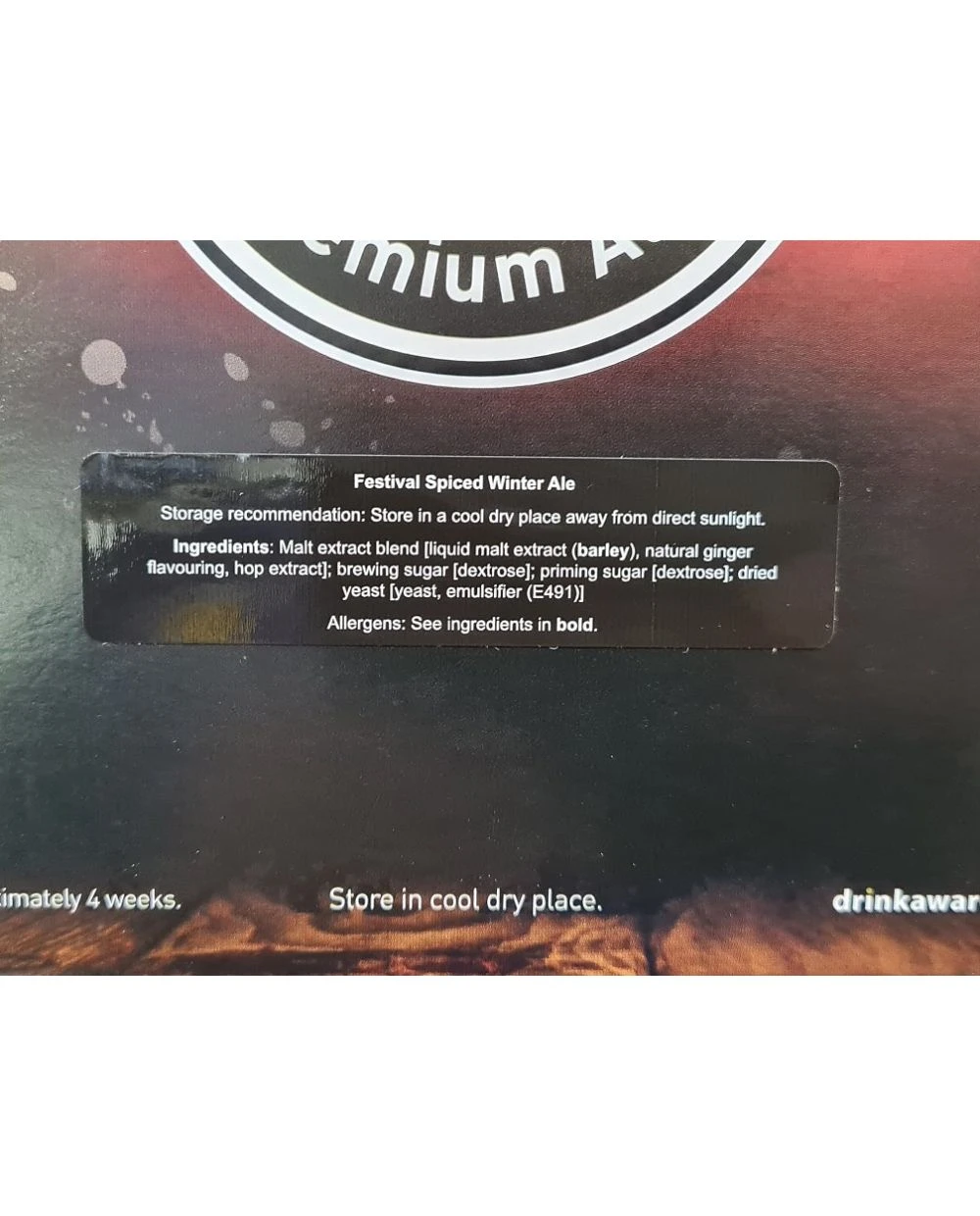 Festival Spiced Winter Ale Beer Kit 2 Festival Spiced Winter Ale Beer Kit - Image 2