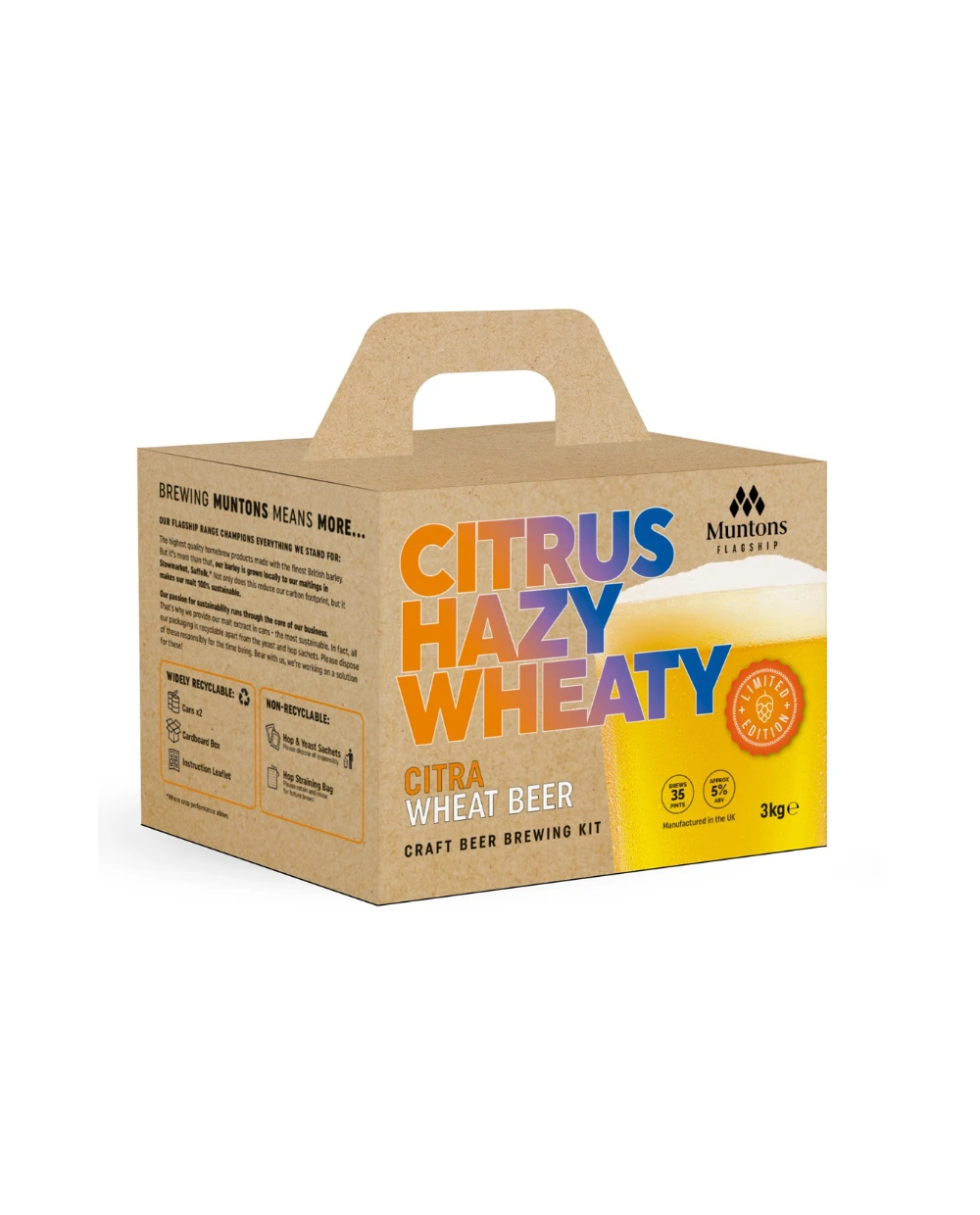 Muntons Flagship Citra Wheat Beer Kit 1 Muntons Flagship Citra Wheat Beer Kit