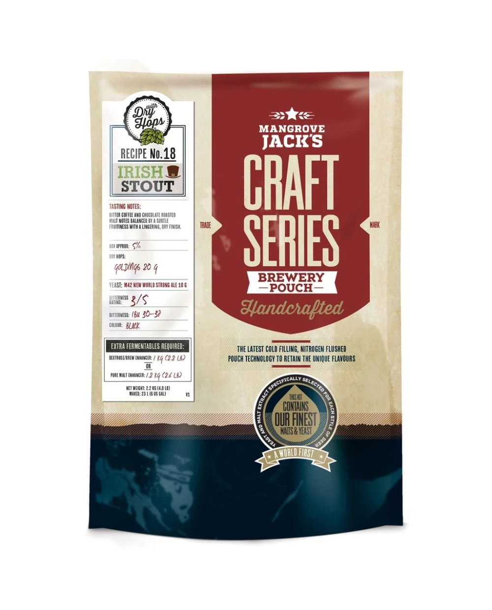 Mangrove Jacks Irish Stout Beer Kit 1 Mangrove Jacks Irish Stout Beer Kit