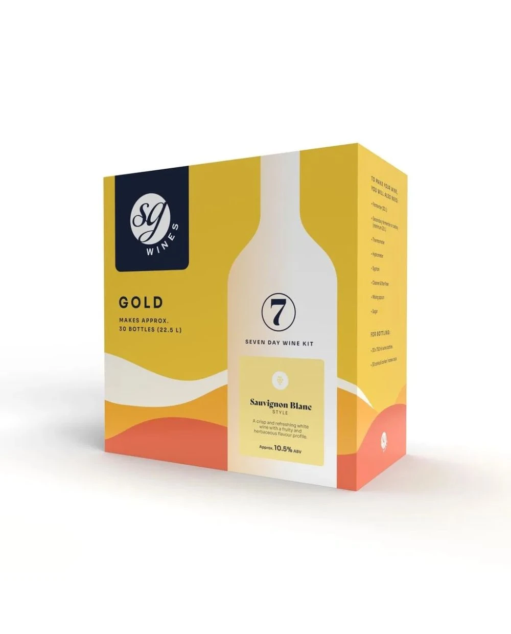 SG Wines Gold Sauvignon Blanc Wine Kit 30 Bottle - Solomon Grundy 1 SG Wines Gold Sauvignon Blanc Wine Kit 30 Bottle - Solomon Grundy