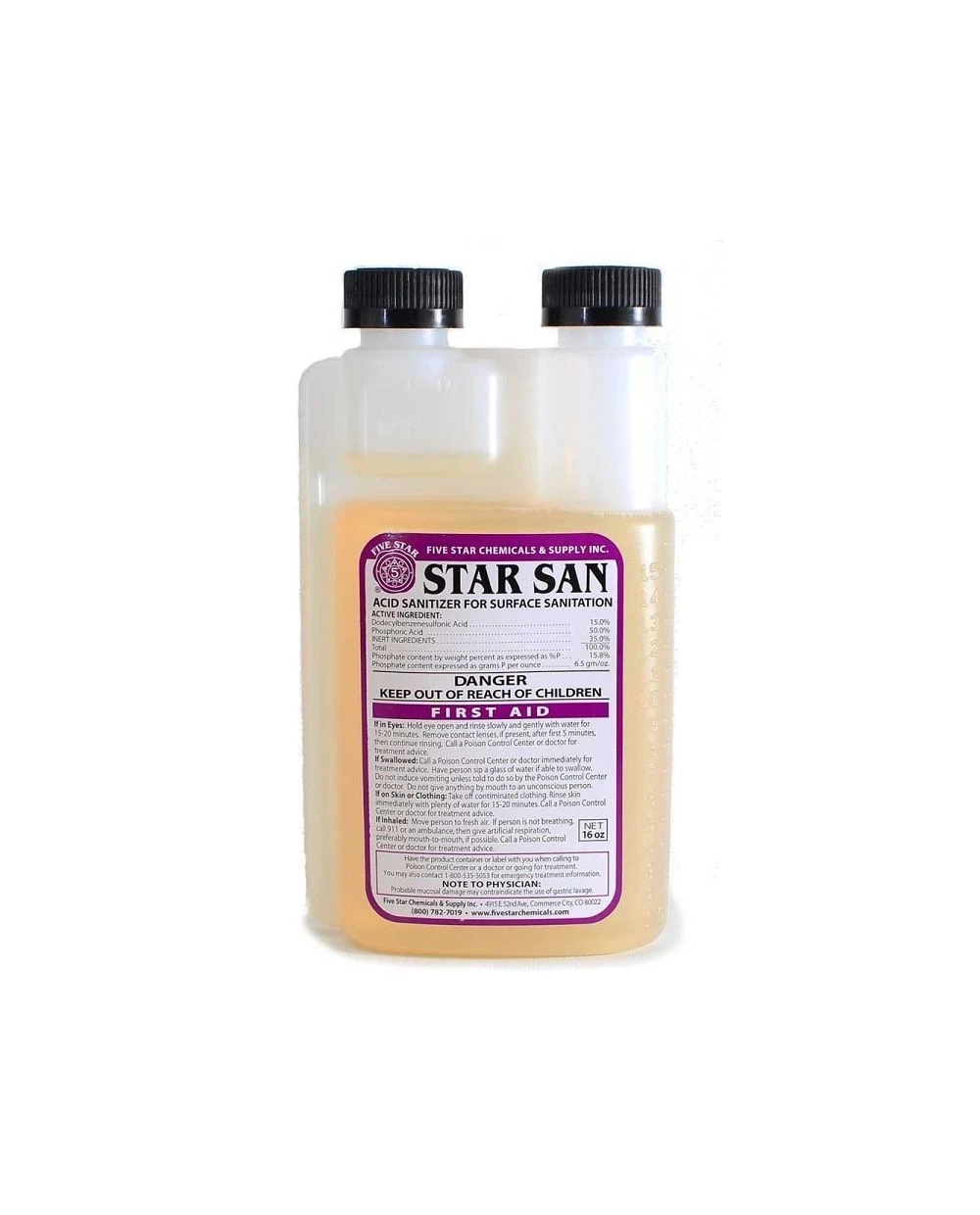Star San 473 Ml - No Rinse Sanitiser - Five Star 1 Star San 473 Ml - No Rinse Sanitiser - Five Star
