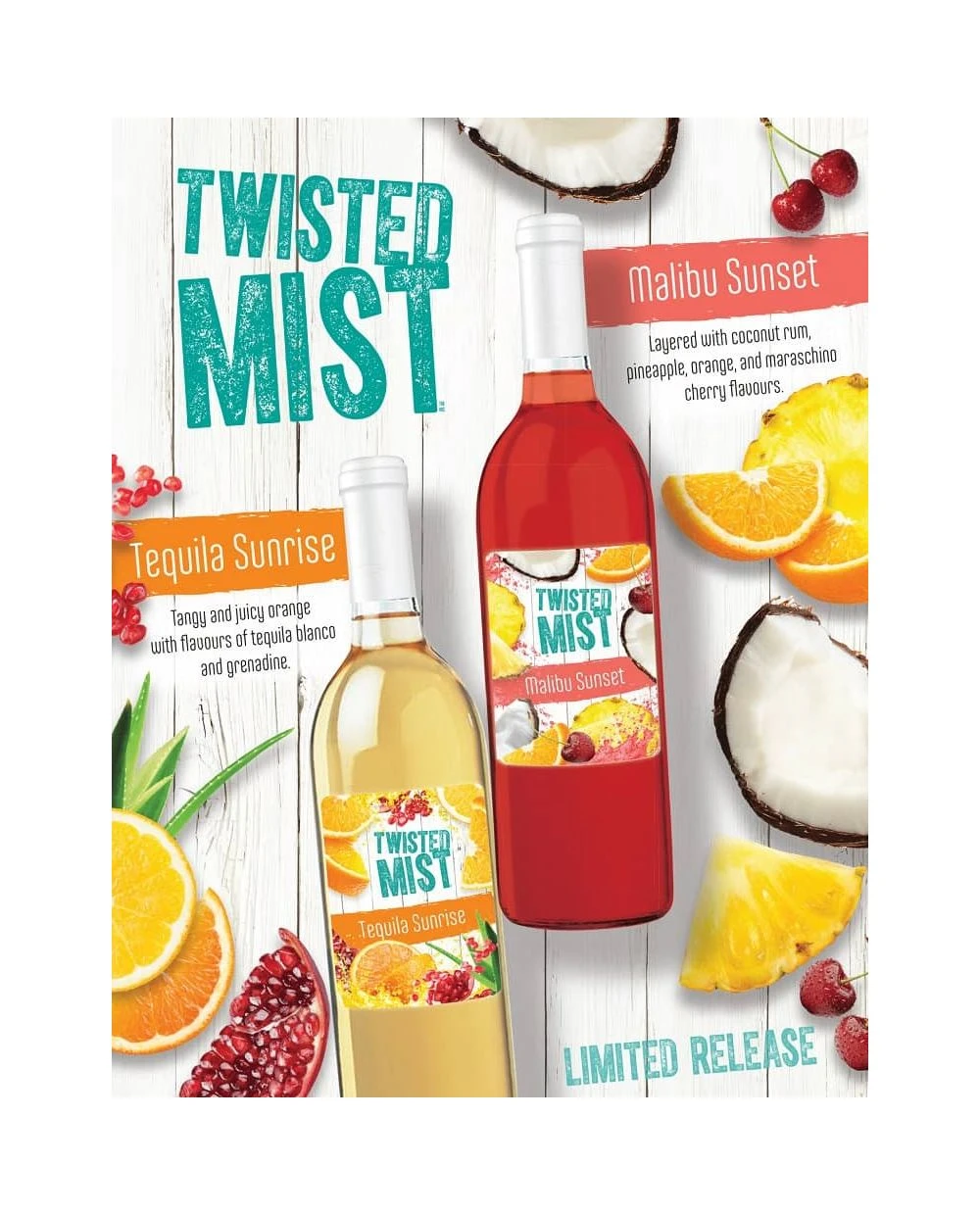 Winexpert Twisted Mist™ Tequila Sunrise Cocktail Wine Kit 2 Winexpert Twisted Mist™ Tequila Sunrise Cocktail Wine Kit - Image 2