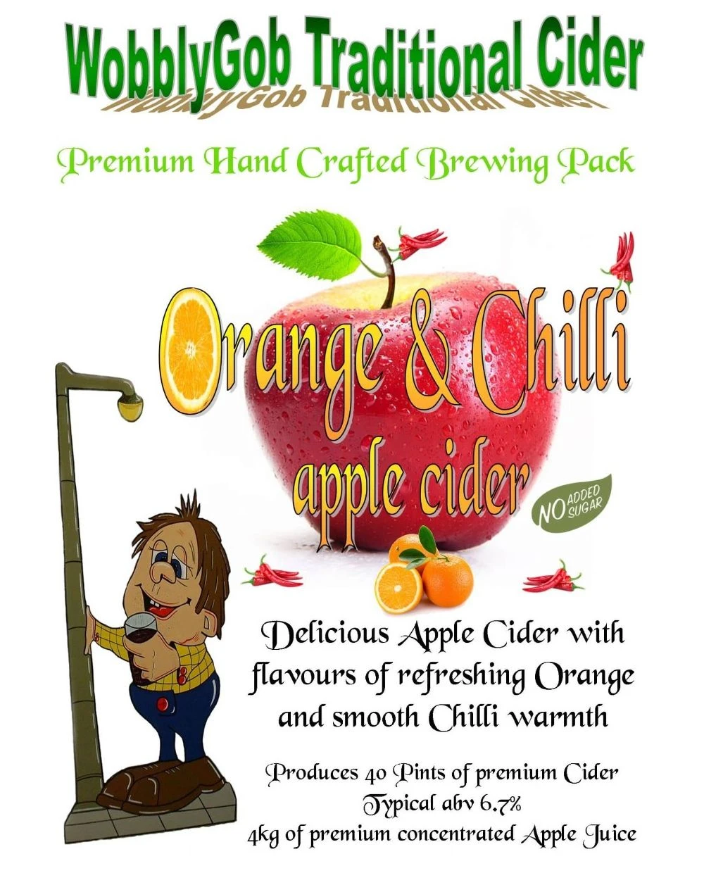 WobblyGob Orange Chilli Cider Kit 1 WobblyGob Orange Chilli Cider Kit